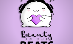 beautyinthebeats vertical logo purple